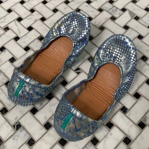 Tieks by Gavrieli Ballet Flats Sz 7 Paradise Blue